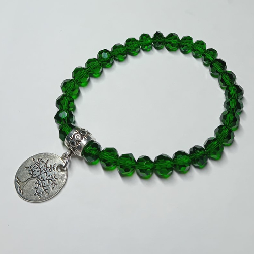 Bracelet fantaisie nature verte