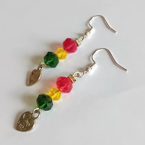 Boucles d'oreilles fantaisies thème été