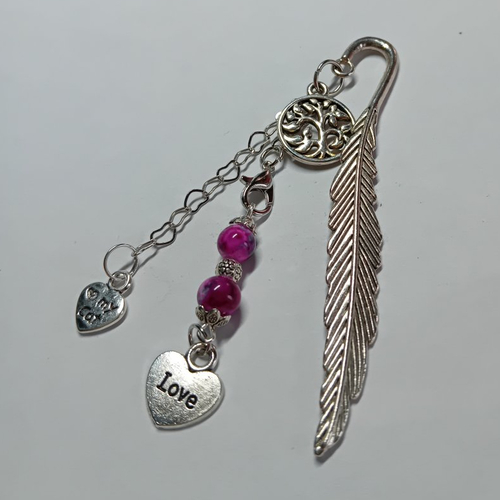 Marque page fantaisie mon cœur