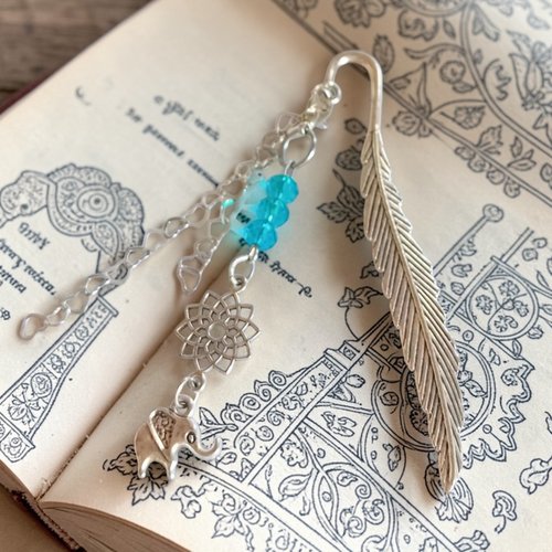 Marque-page – cristal bleu ciel