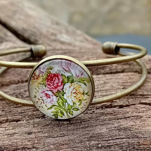 Bracelet rigide multicolore