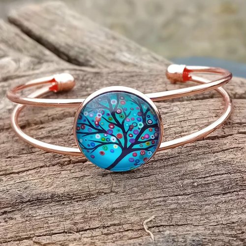 Bracelet rigide couleurs vives