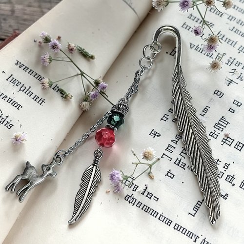 Signet marque-page bijou "arbre de vie & faon"