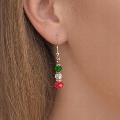 Boucles d'oreilles "trio méditerranéen"