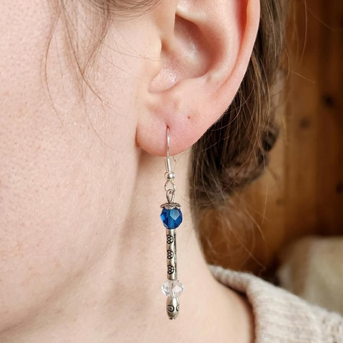 Boucles d'oreilles "duo céleste"