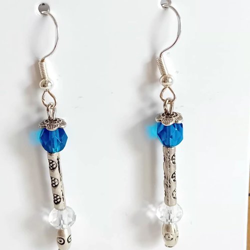 Boucles d'oreilles "duo céleste"