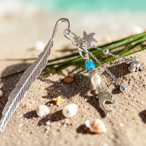 Marque-page bijou "brise marine"