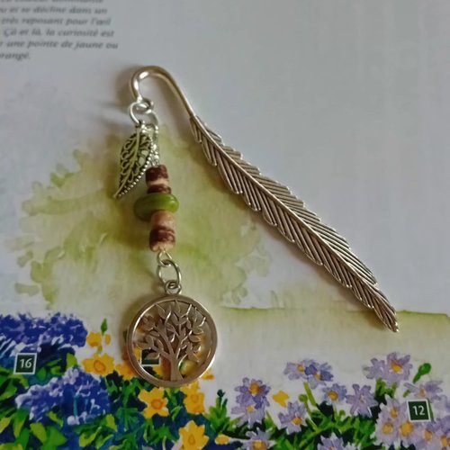 Marque-page "éveil de la forêt"