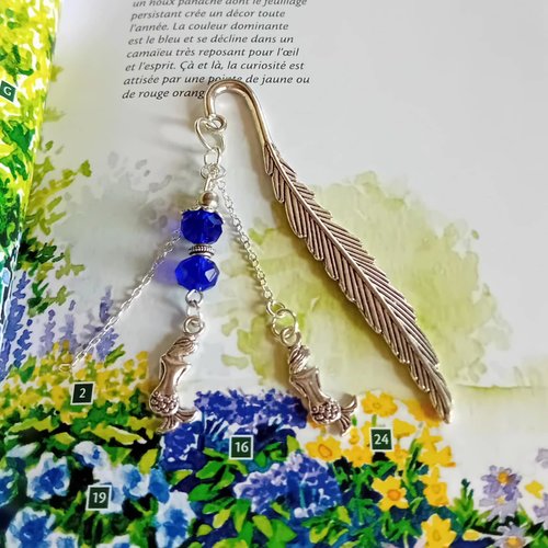 Marque page abysses bleus (sirènes)