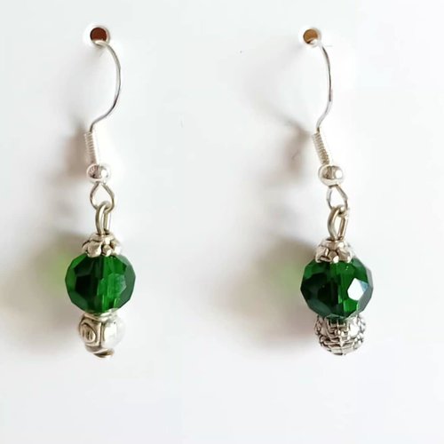 Boucles d'oreilles "forêt de cristal"