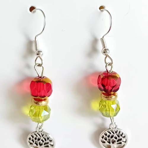 Boucles d'oreilles "talisman d'automne"
