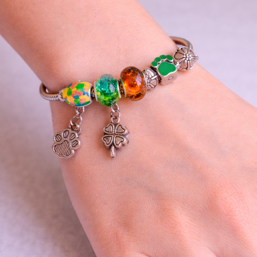Bracelet de perles multicolore