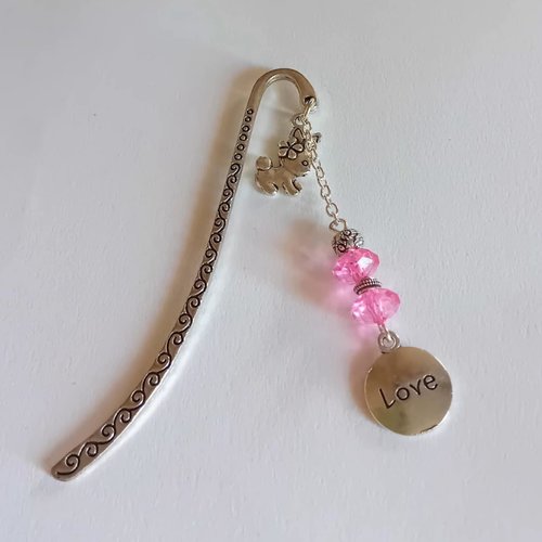 Marque-page métal “love & bunny”