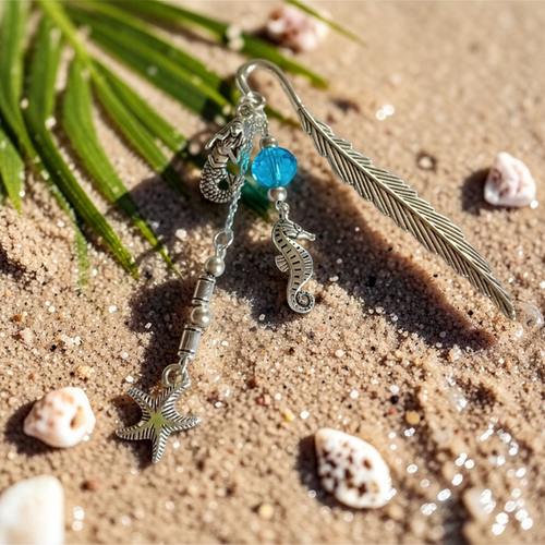 Marque-page métal “océan & sirènes”