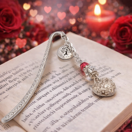 Marque-page métal “my family my love”