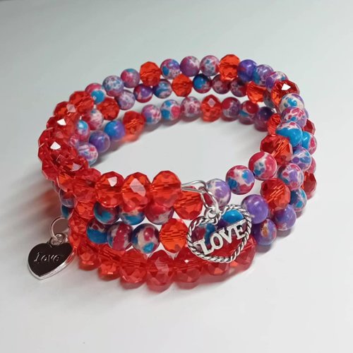 Bracelet multicolore “love”