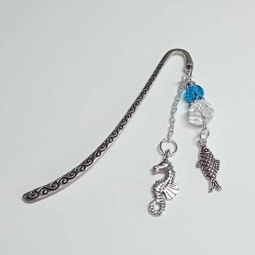 Marque-page métal “océan & sirènes”