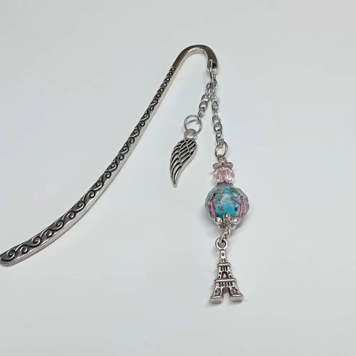 Marque-page métal “aile & tour eiffel”