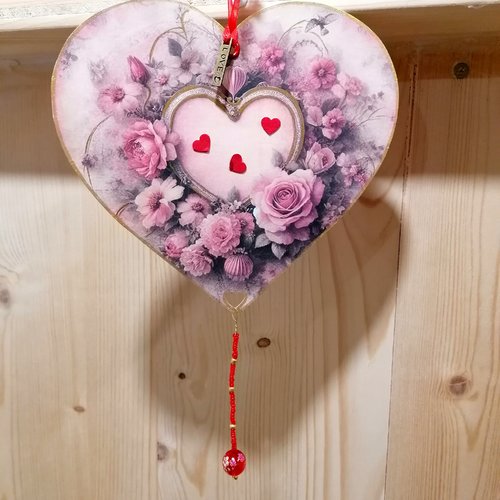 Cœur st valentin décoration murale