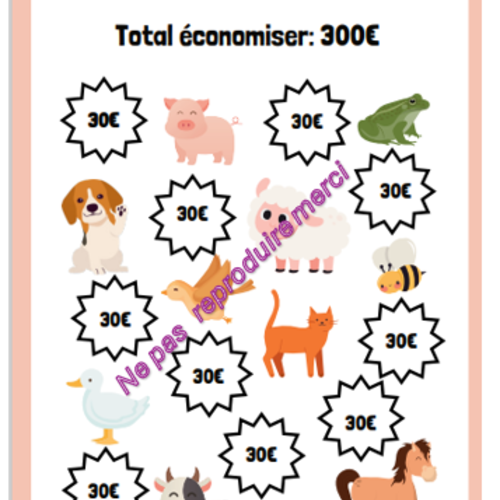 Défi budget animaux