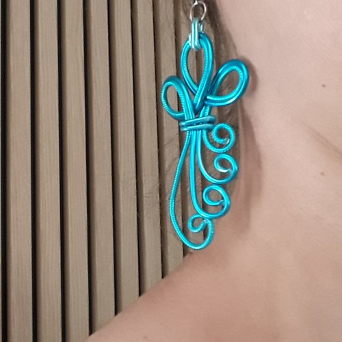 Boucles d'oreilles turquoises