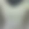 Tunique  évasée , au crochet ,couleur gris clair