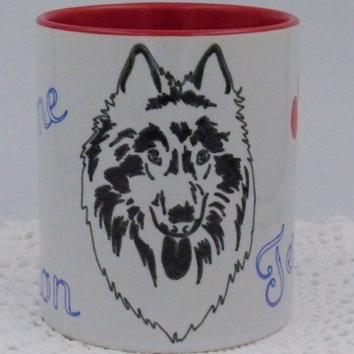 Mug de 350 ml chien berger belge tervueren