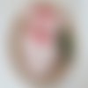 Lot de 2 bavoirs bébé double gaze rose et éponge bambou
