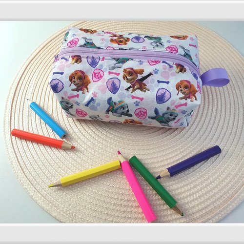 Trousse enfant pat patrouille fond blanc