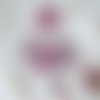 Lot de 4 lingettes démaquillantes coton imprimé et éponge
