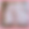 Coffret naissance/box naissance coton et nid d'abeilles rose