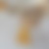 Boite de 5 lingettes bébé coton et nid d'abeilles moutarde