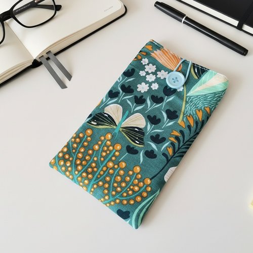 Housse/étui rembourré téléphone portable/étui à lunettes