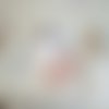 Boite de 8 lingettes lavables pour bébé coton et éponge rose orangé