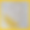 Bavoir bébé coton jaune moutarde et motif nuages