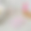 Gant de toilette bébé éponge rose motifs oursons