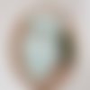 Lot de 2 bavoirs bébé double gaze vert et éponge bambou