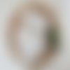 Lot de 2 bavoirs bébé double gaze blanche et éponge bambou