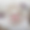 Box gant de toilette et 10 lingettes couleur vieux rose
