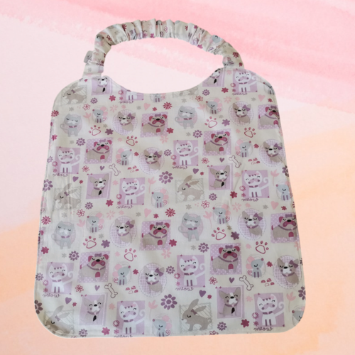 Serviette de cantine élastique motif animaux