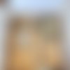Box gant de toilette et 8 lingettes couleur jaune pale