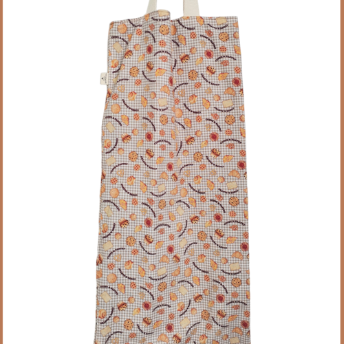 Sac à pain motifs viennoiseries doublé