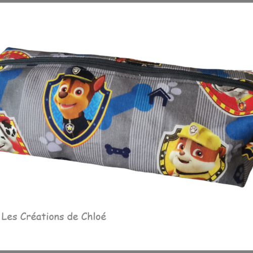 Trousse enfant pat patrouille fond gris