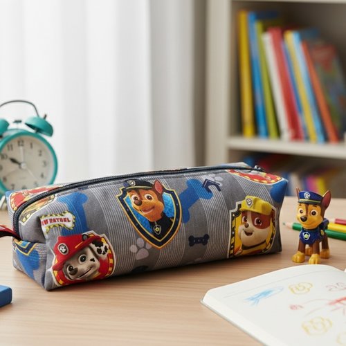 Trousse enfant pat patrouille fond gris