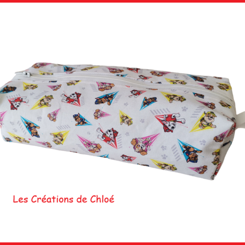 Trousse enfant pat patrouille fond blanc