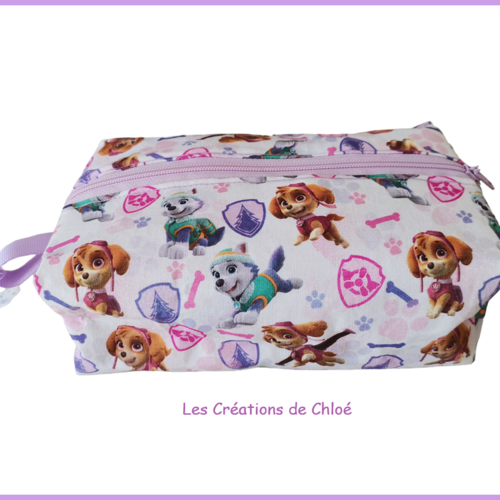 Trousse enfant pat patrouille fond blanc