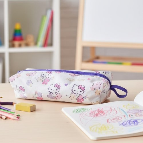 Trousse d'école fille motif hello kitty