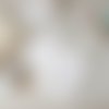 Lot de 2 bavoirs bébé double gaze blanche et éponge bambou
