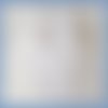Lot de 2 bavoirs bébé double gaze blanche et éponge bambou