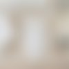 Lot de 2 bavoirs bébé double gaze blanche et éponge bambou